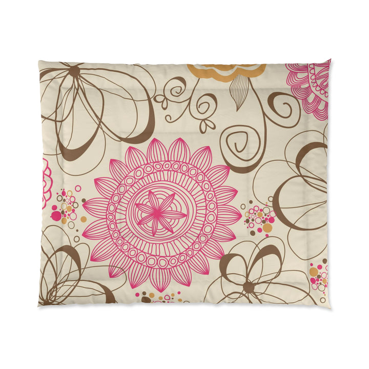 Abstract Flowers Comforter