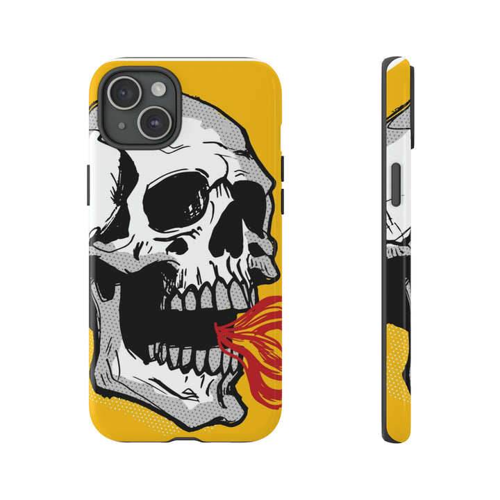 Skull Fire Tough Phone Case