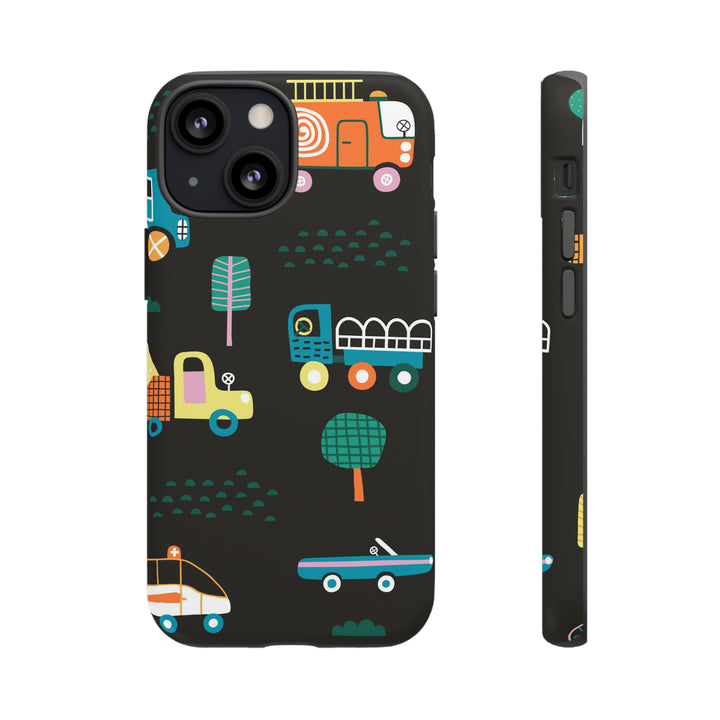 Cars and Trucks Tough Phone Case