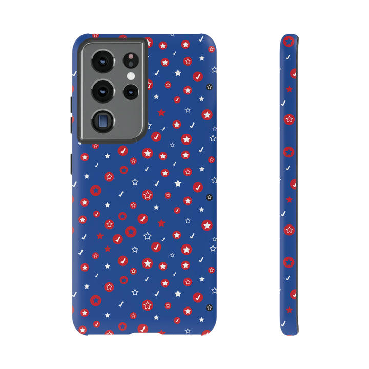 Checks and Stars Tough Phone Case