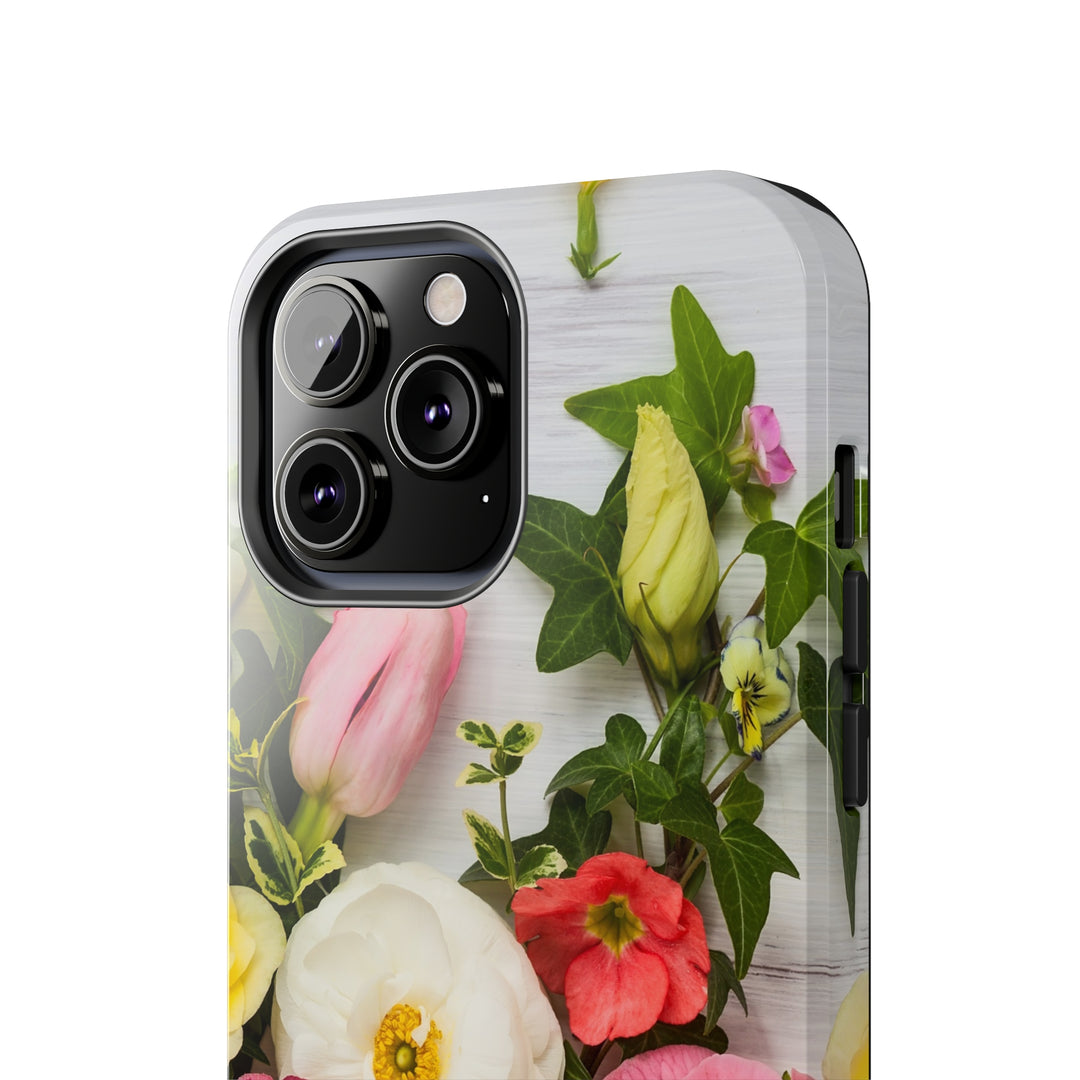 iPhone Flowers Tough Phone Case