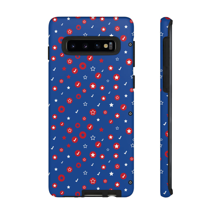 Checks and Stars Tough Phone Case