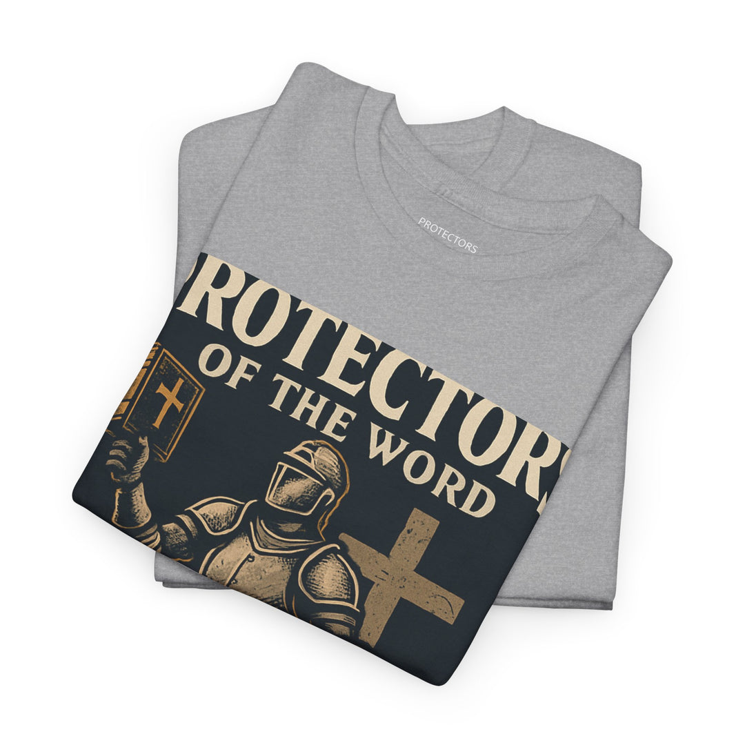 Protectors of the Word Premium Christian T-Shirt — 'Victory' Knight Design with John 14:6 Scripture
