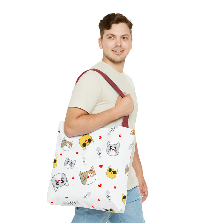 Cat Face Tote Bag (AOP)