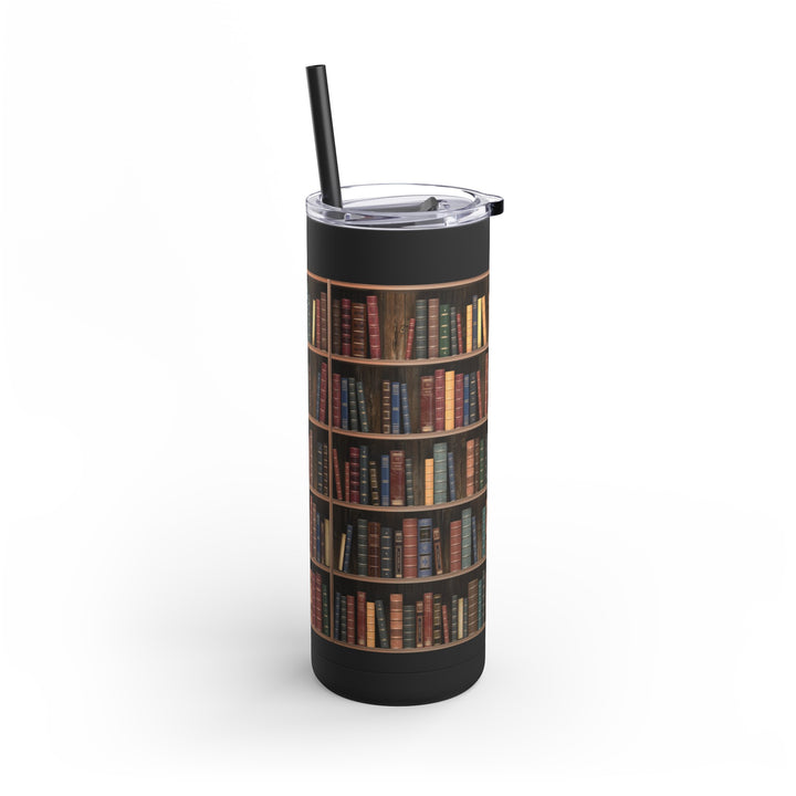 Bookshelf Maars Maker Skinny Matte Tumbler, 20oz