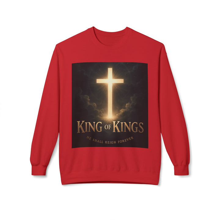 Christian Crewneck Sweatshirt - "King of Kings / Lord of Lords" Religious Pullover