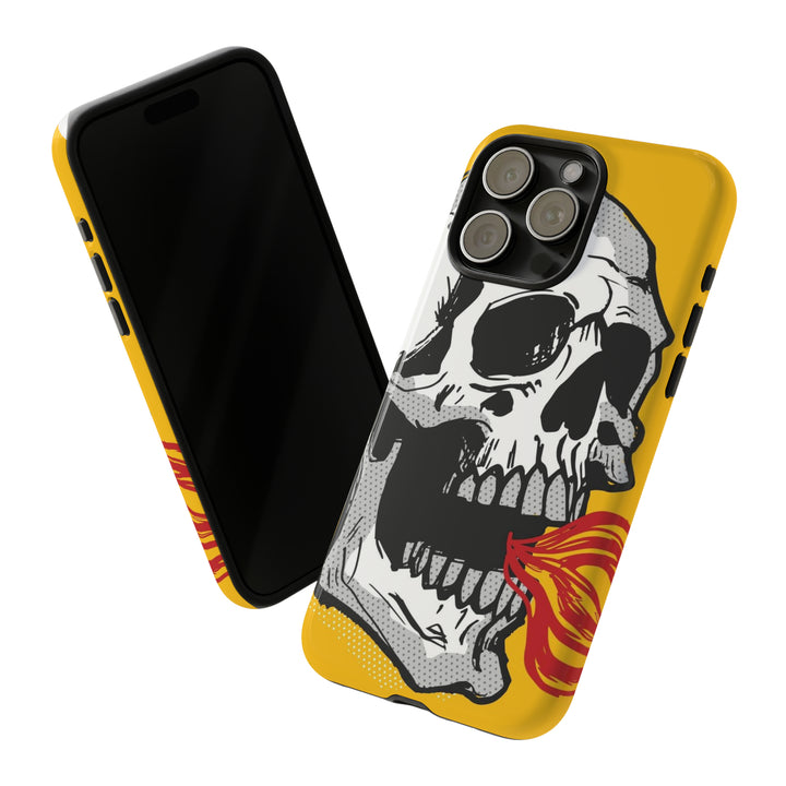 Skull Fire Tough Phone Case