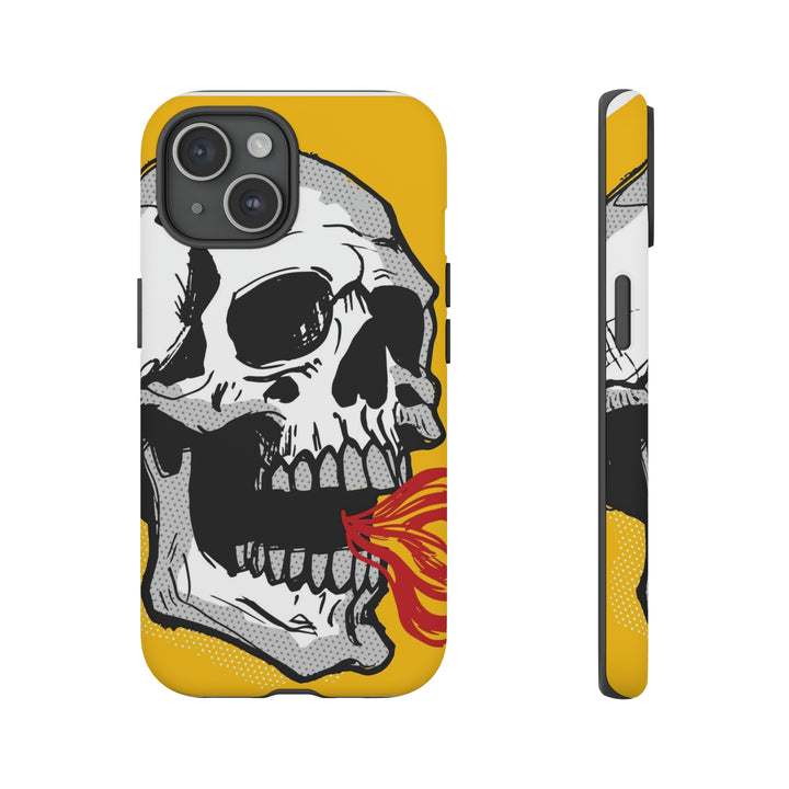 Skull Fire Tough Phone Case