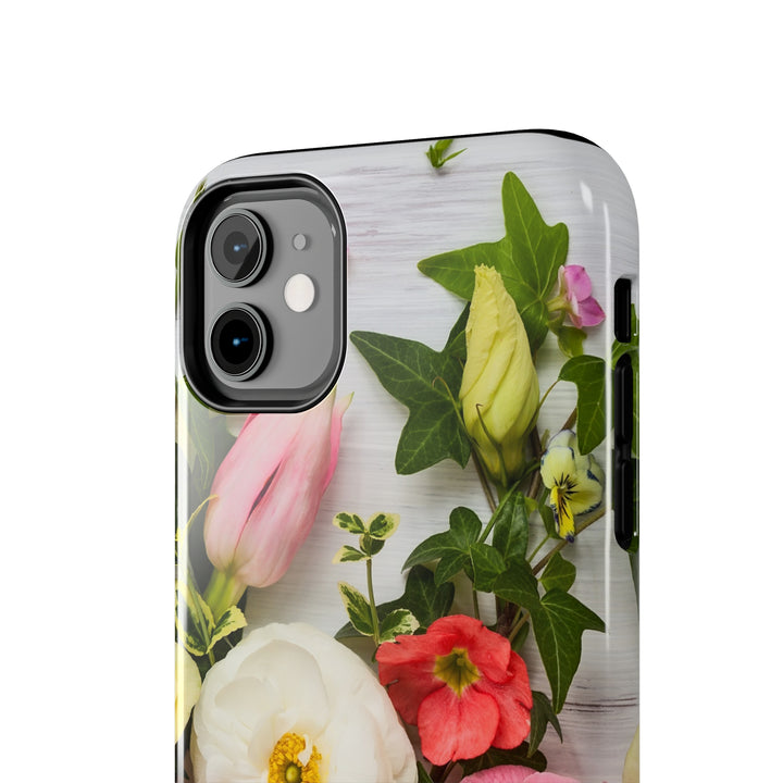 iPhone Flowers Tough Phone Case