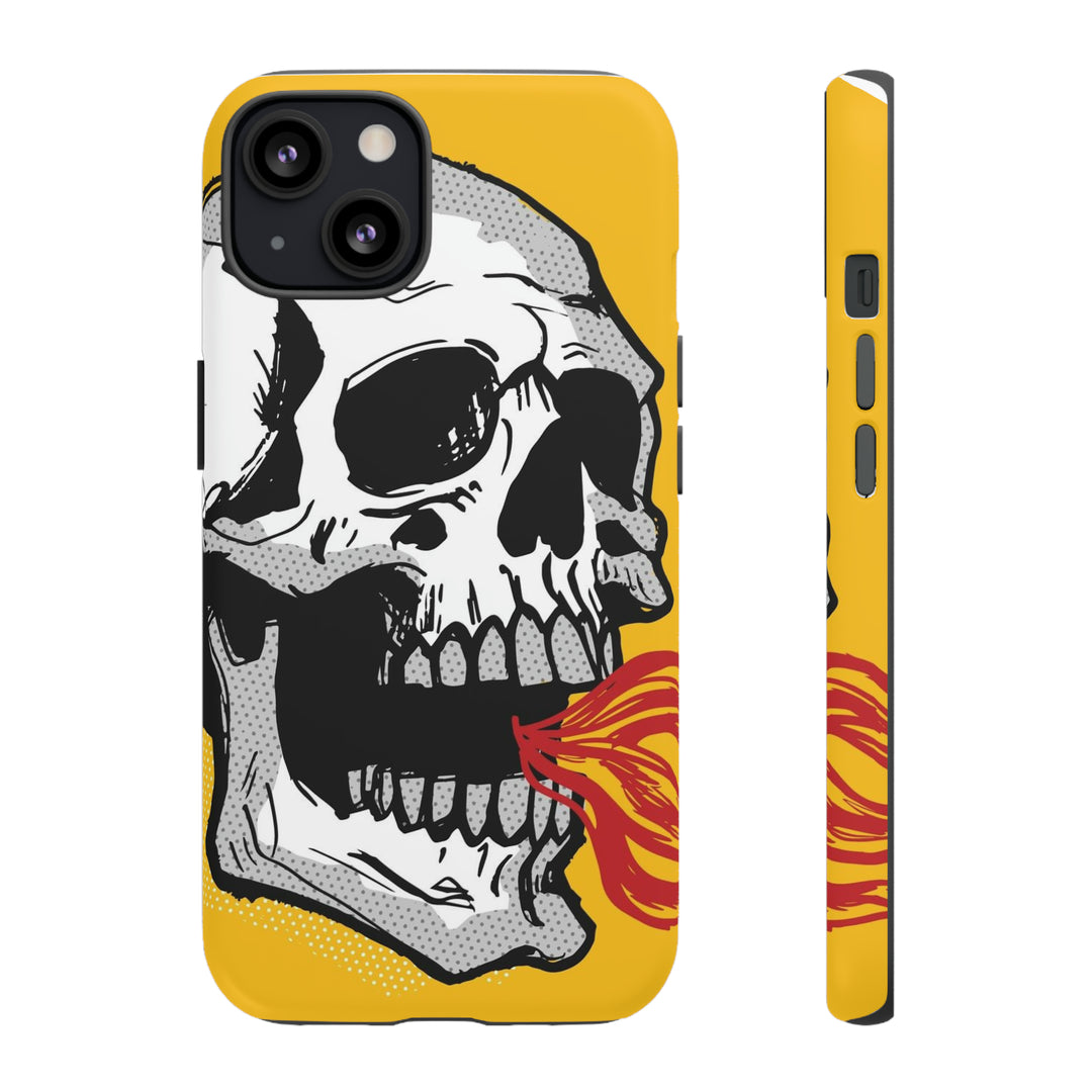 Skull Fire Tough Phone Case