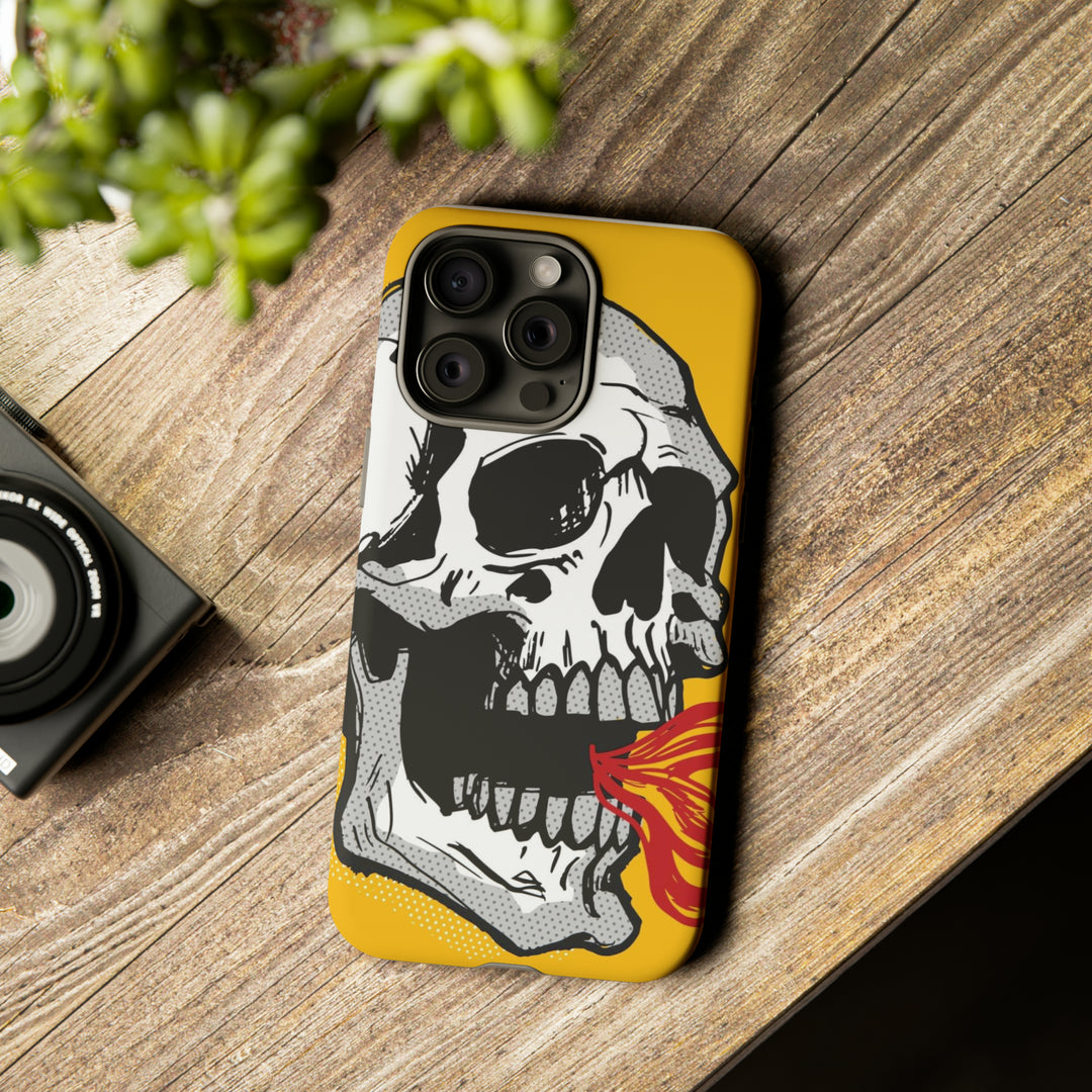 Skull Fire Tough Phone Case