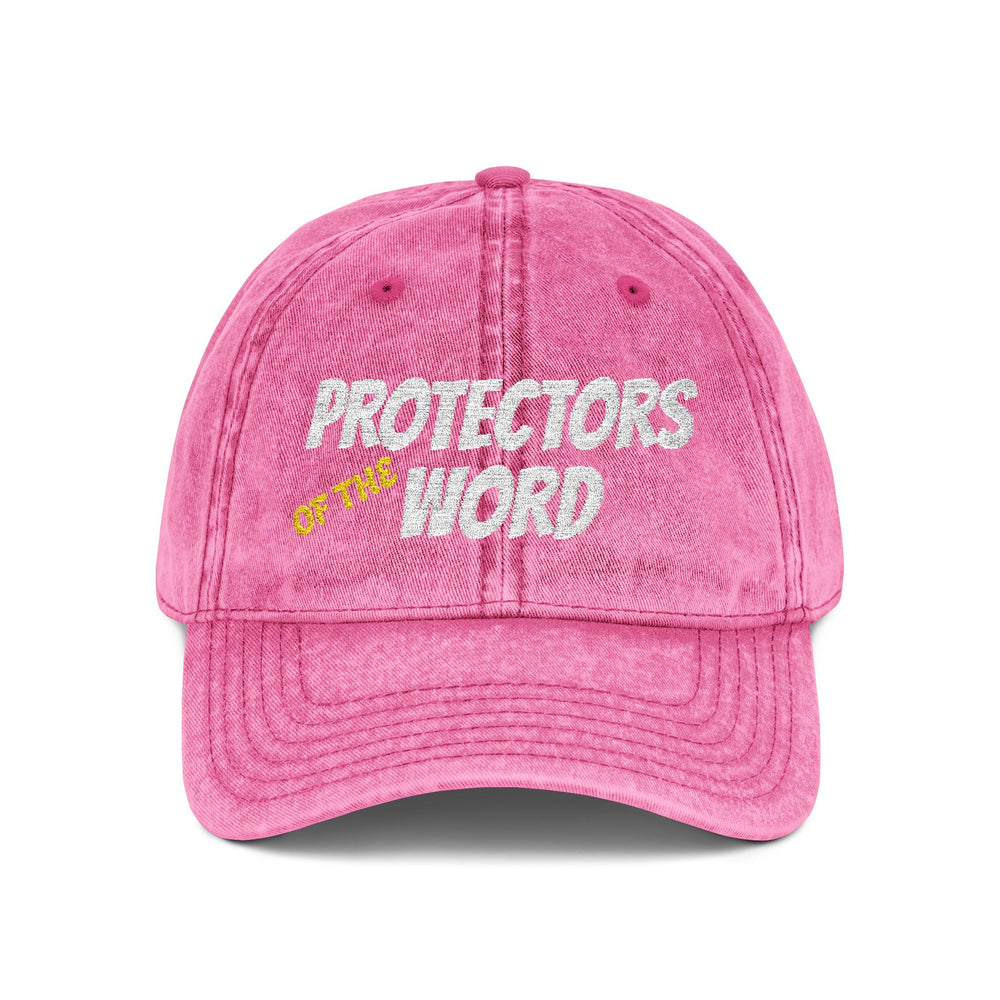 Protectors of the Word Embroidered Vintage Cap