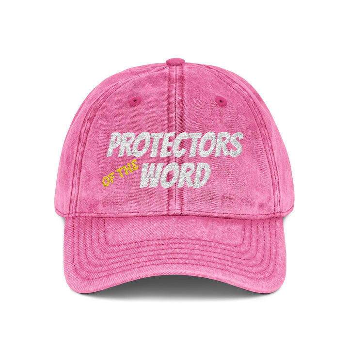 Protectors of the Word Embroidered Vintage Cap