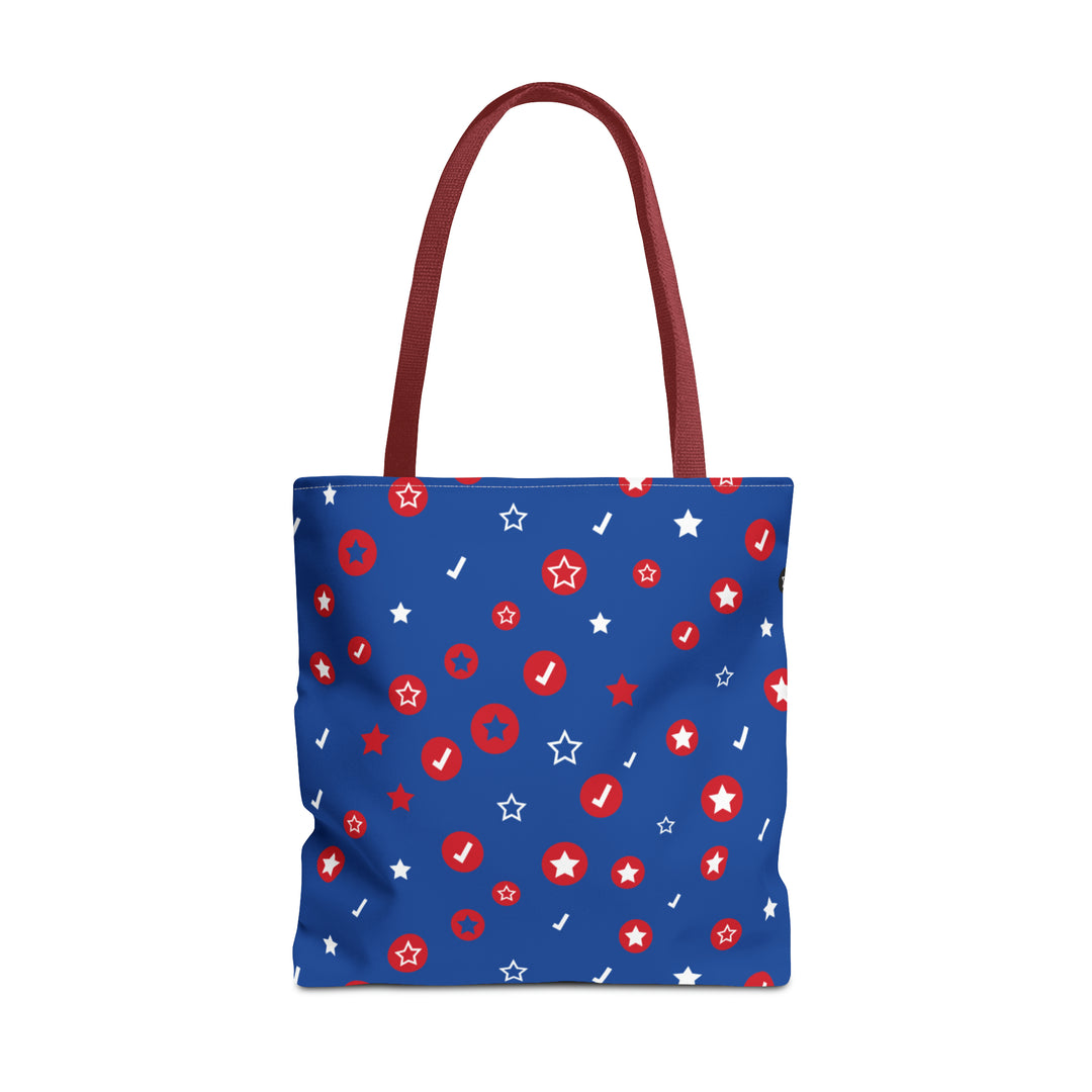 Symbol Pattern Tote Bag (AOP)