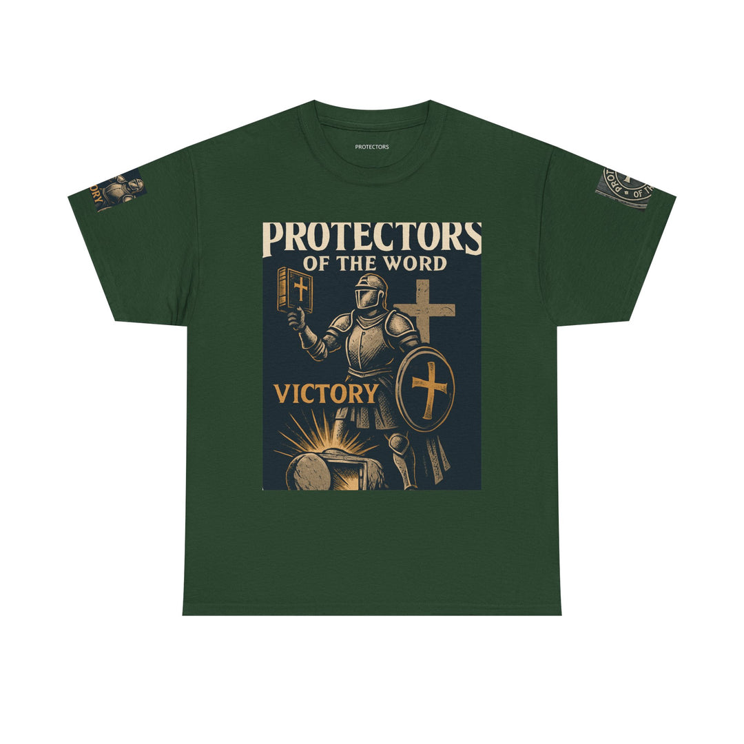Protectors of the Word Premium Christian T-Shirt — 'Victory' Knight Design with John 14:6 Scripture