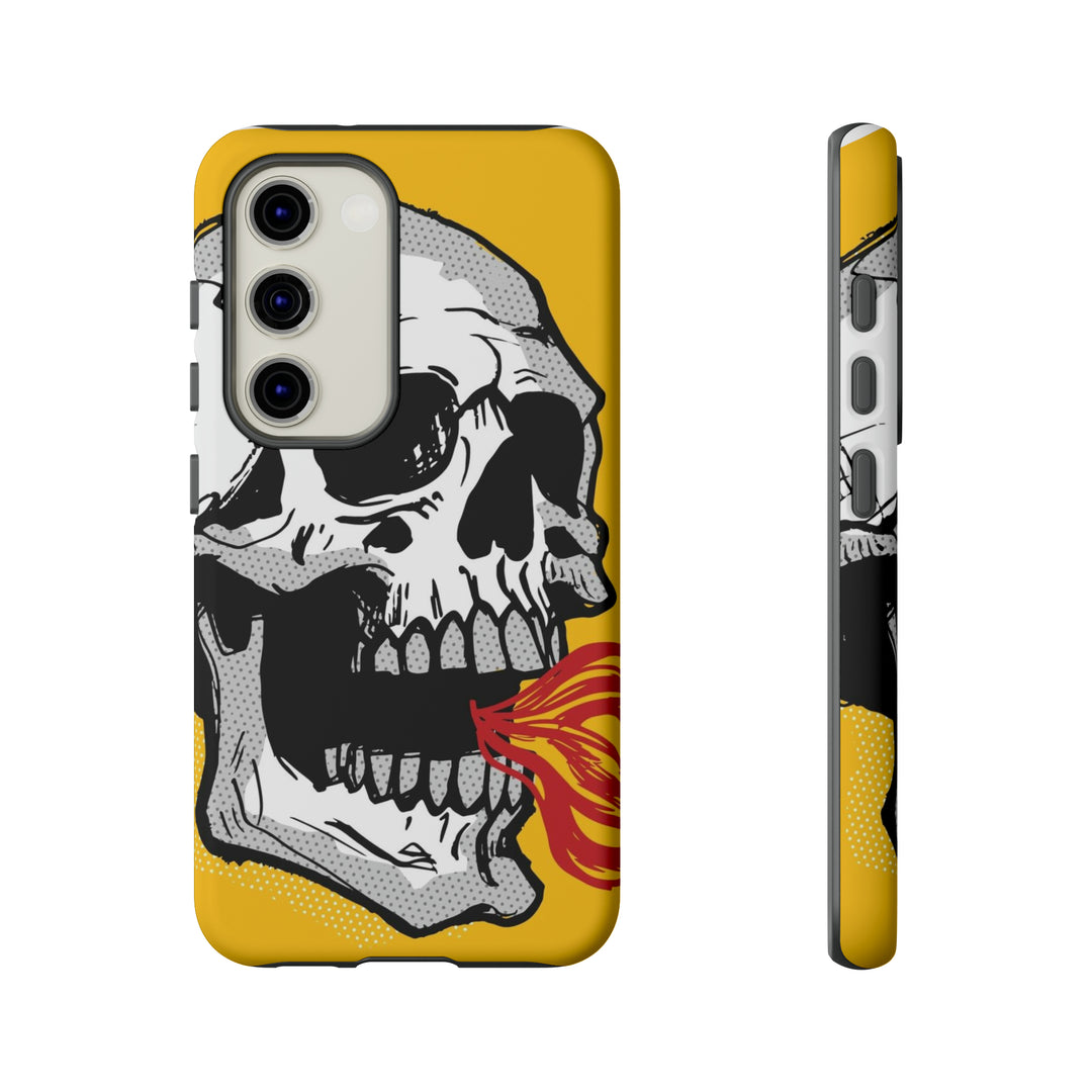 Skull Fire Tough Phone Case