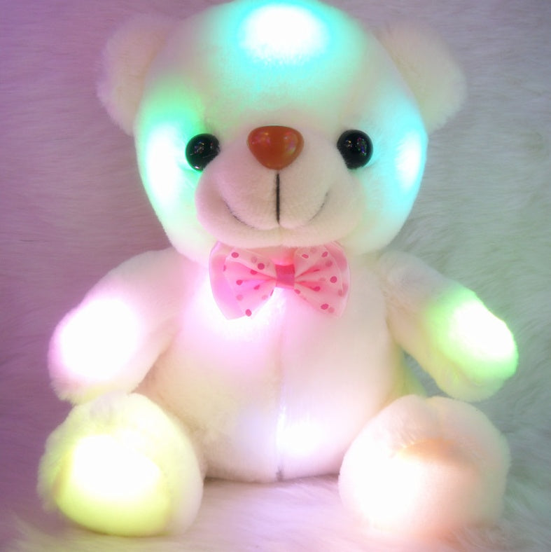 LED Glowing Teddy Bear Soft Plush Light Up Toy