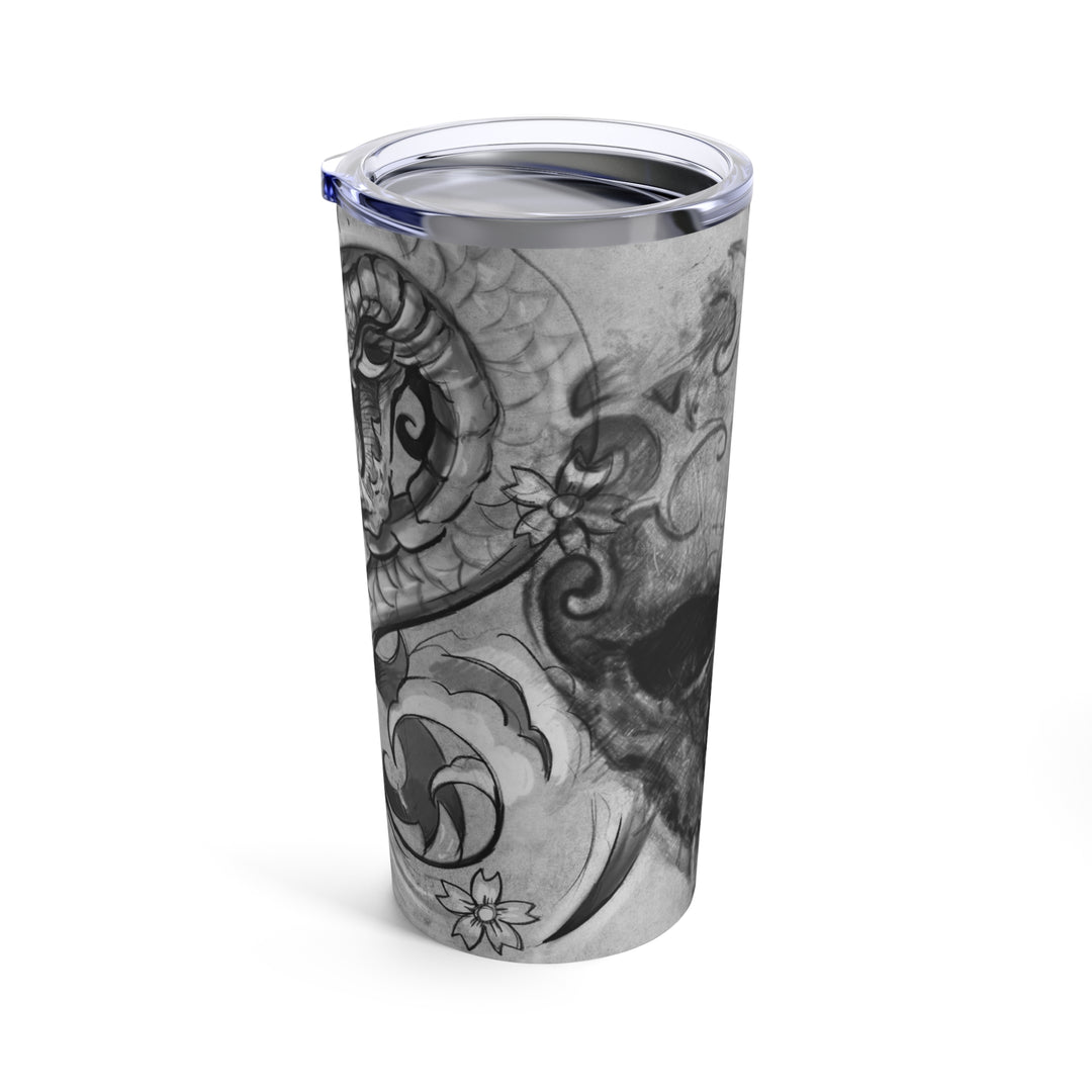 Skull and Snake Tumbler 20oz