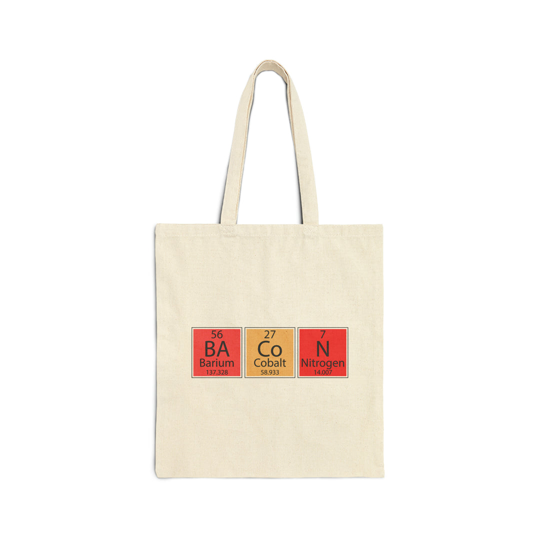 Bacon Cotton Canvas Tote Bag