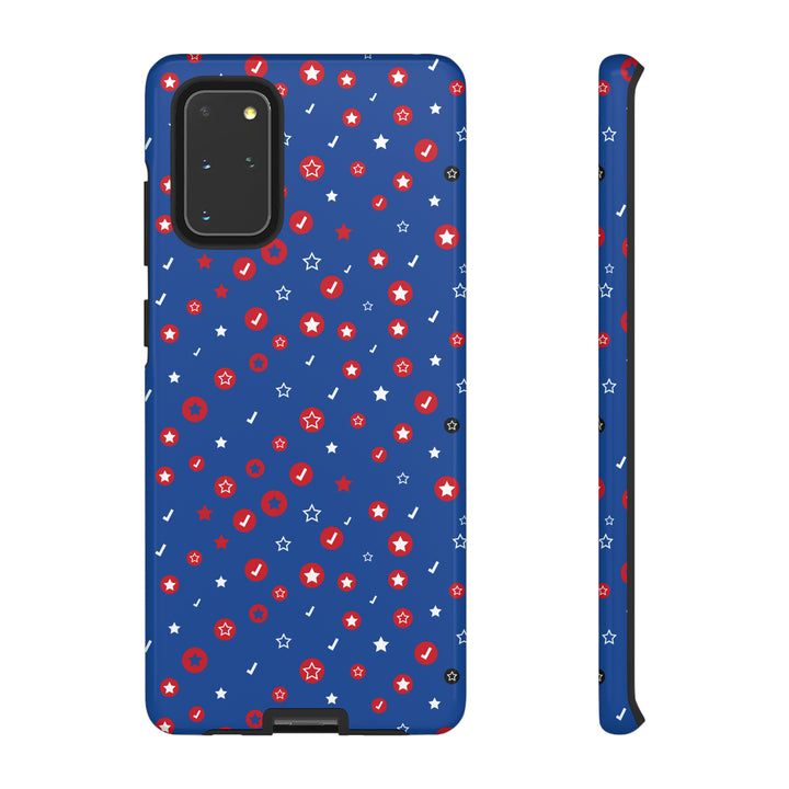 Checks and Stars Tough Phone Case