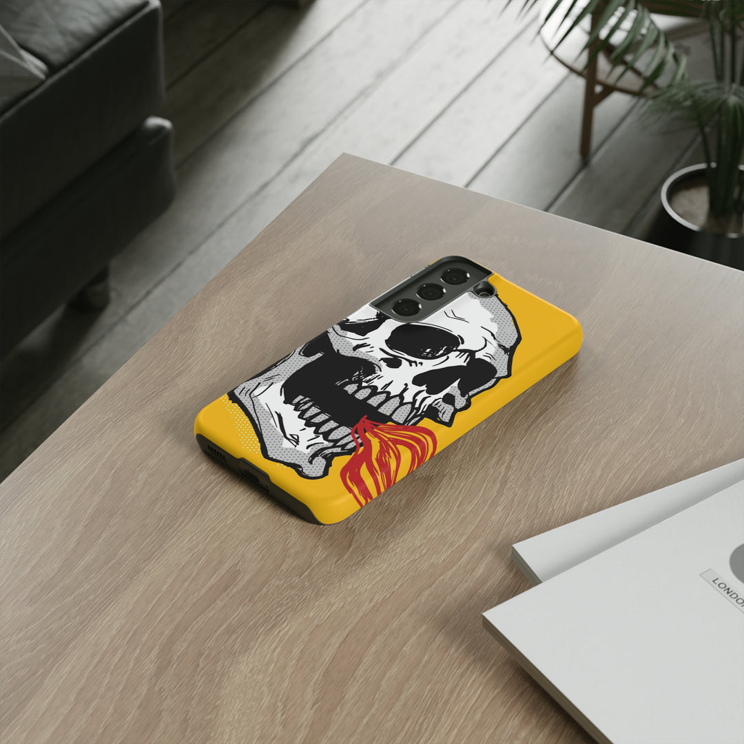 Skull Fire Tough Phone Case