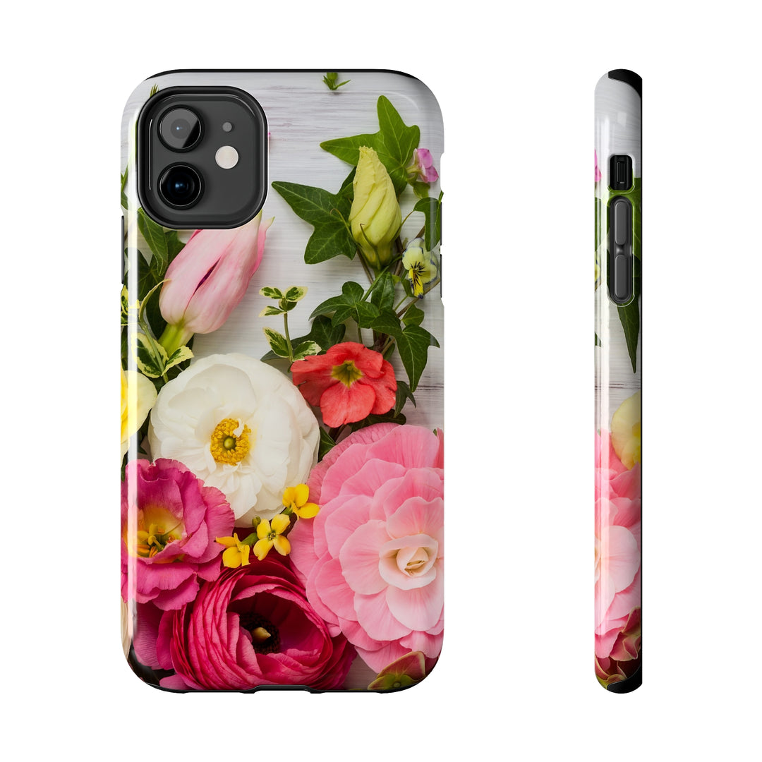 iPhone Flowers Tough Phone Case