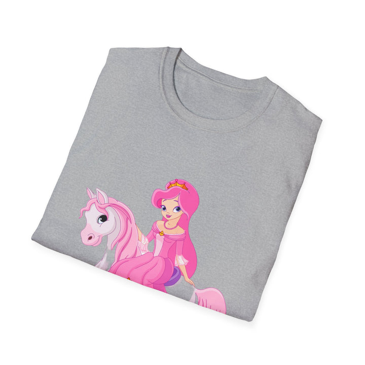 Princess on Horse Unisex Softstyle T-Shirt