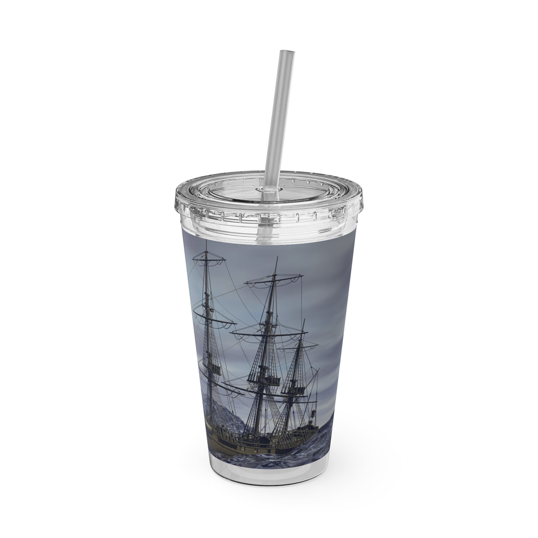 Ocean Galley Sunsplash Tumbler with Straw, 16oz