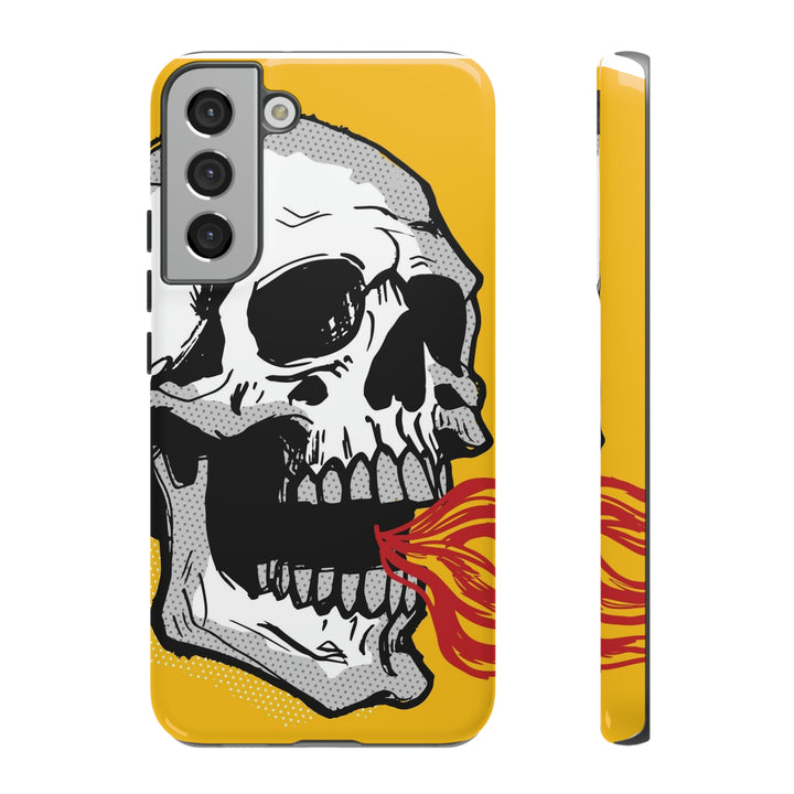 Skull Fire Tough Phone Case