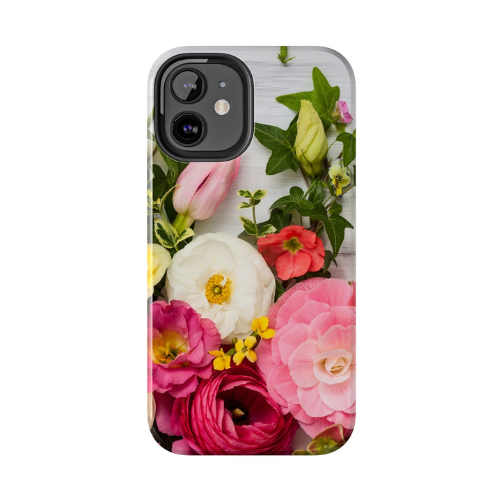 iPhone Flowers Tough Phone Case