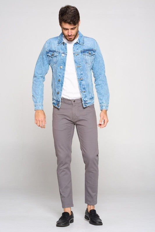 Men's Light Denim Jacket