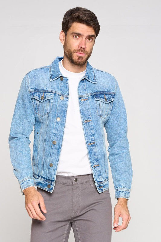 Men's Light Denim Jacket