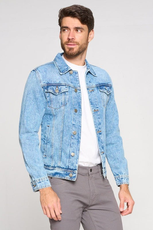 Men's Light Denim Jacket