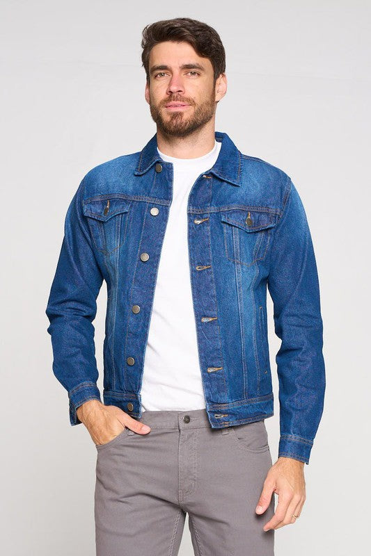 Men's Dark Denim Jacket