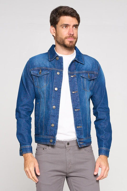 Men's Dark Denim Jacket