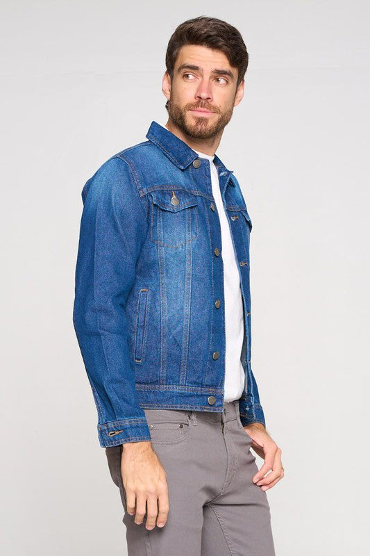 Men's Dark Denim Jacket