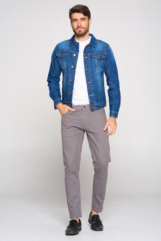 Men's Dark Denim Jacket