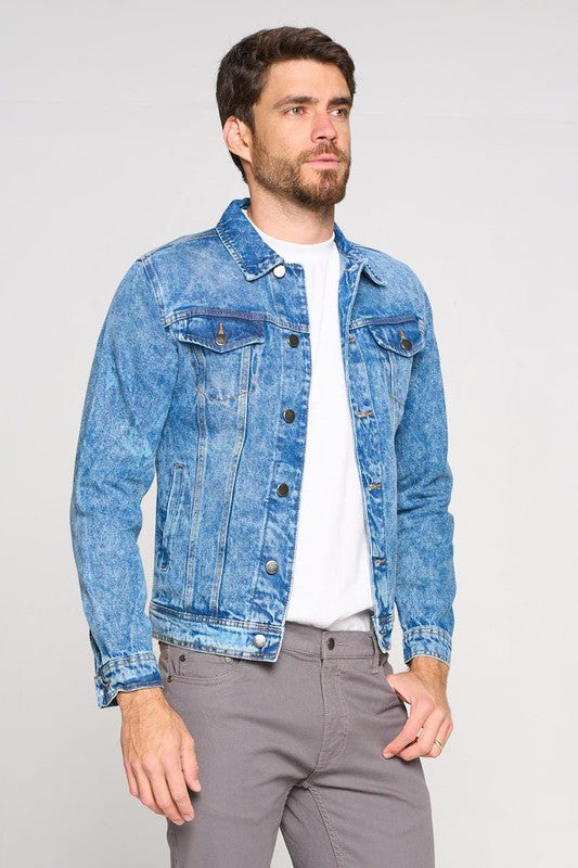 Men's Plus Size Denim Jacket