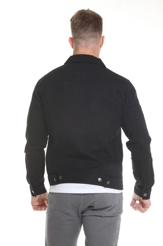 Men's Black Denim Jacket