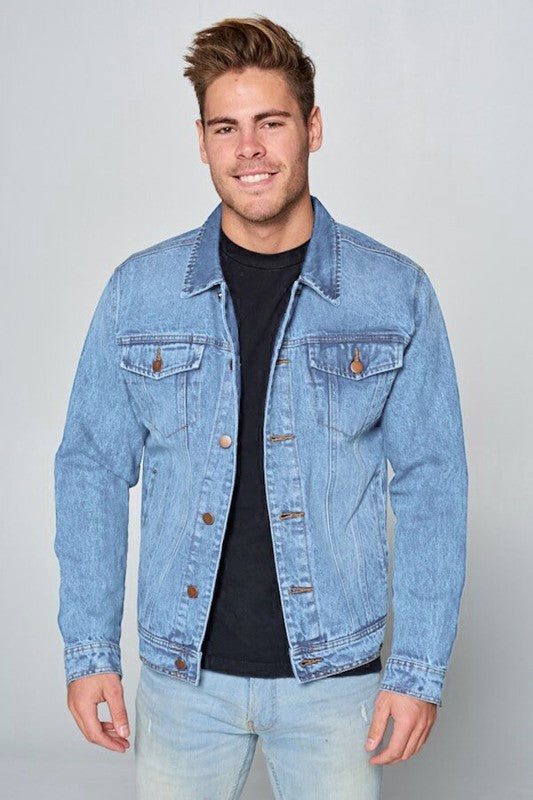 Men's Plus Size Denim Jacket