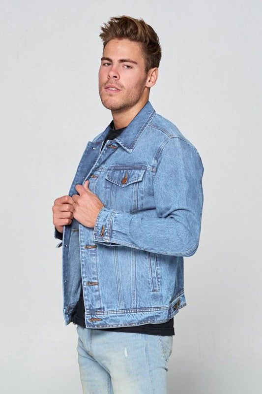 Men's Plus Size Denim Jacket