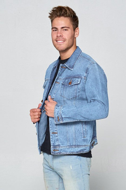 Men's Plus Size Denim Jacket