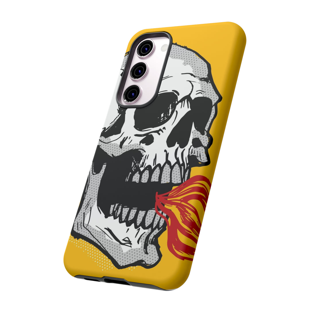 Skull Fire Tough Phone Case