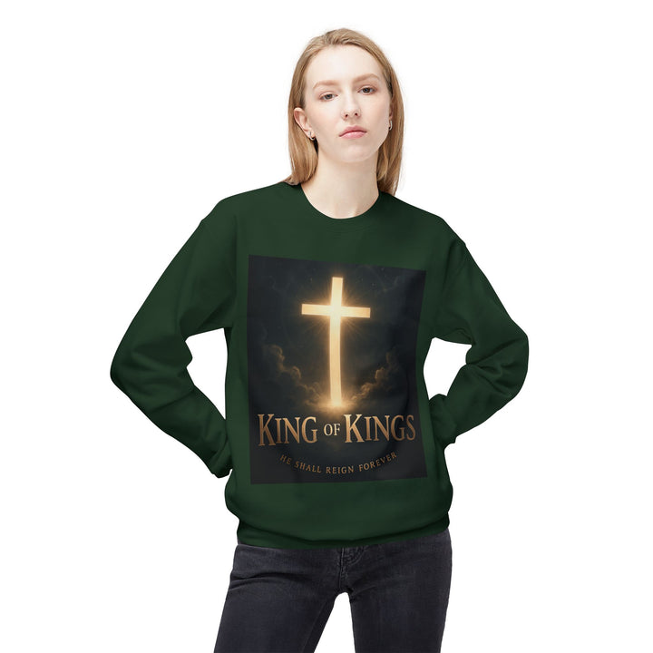 Christian Crewneck Sweatshirt - "King of Kings / Lord of Lords" Religious Pullover