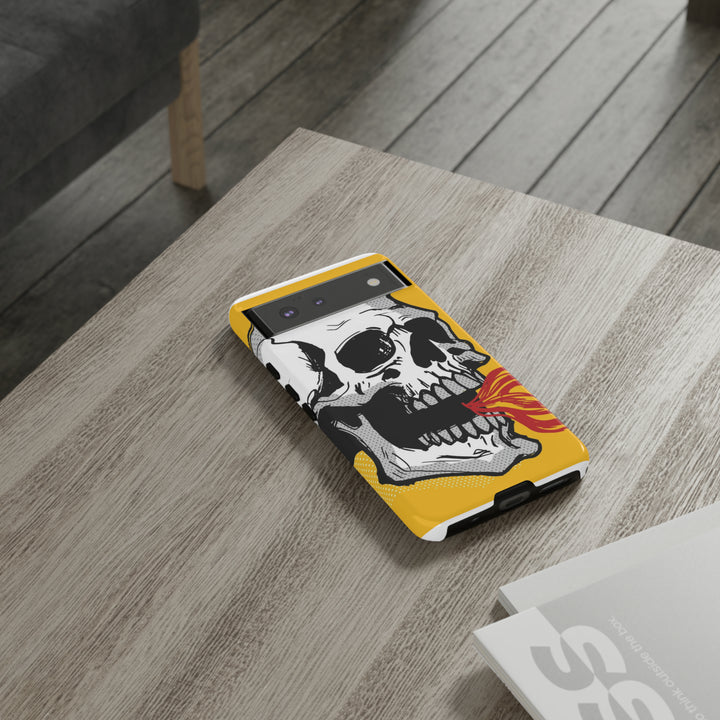 Skull Fire Tough Phone Case