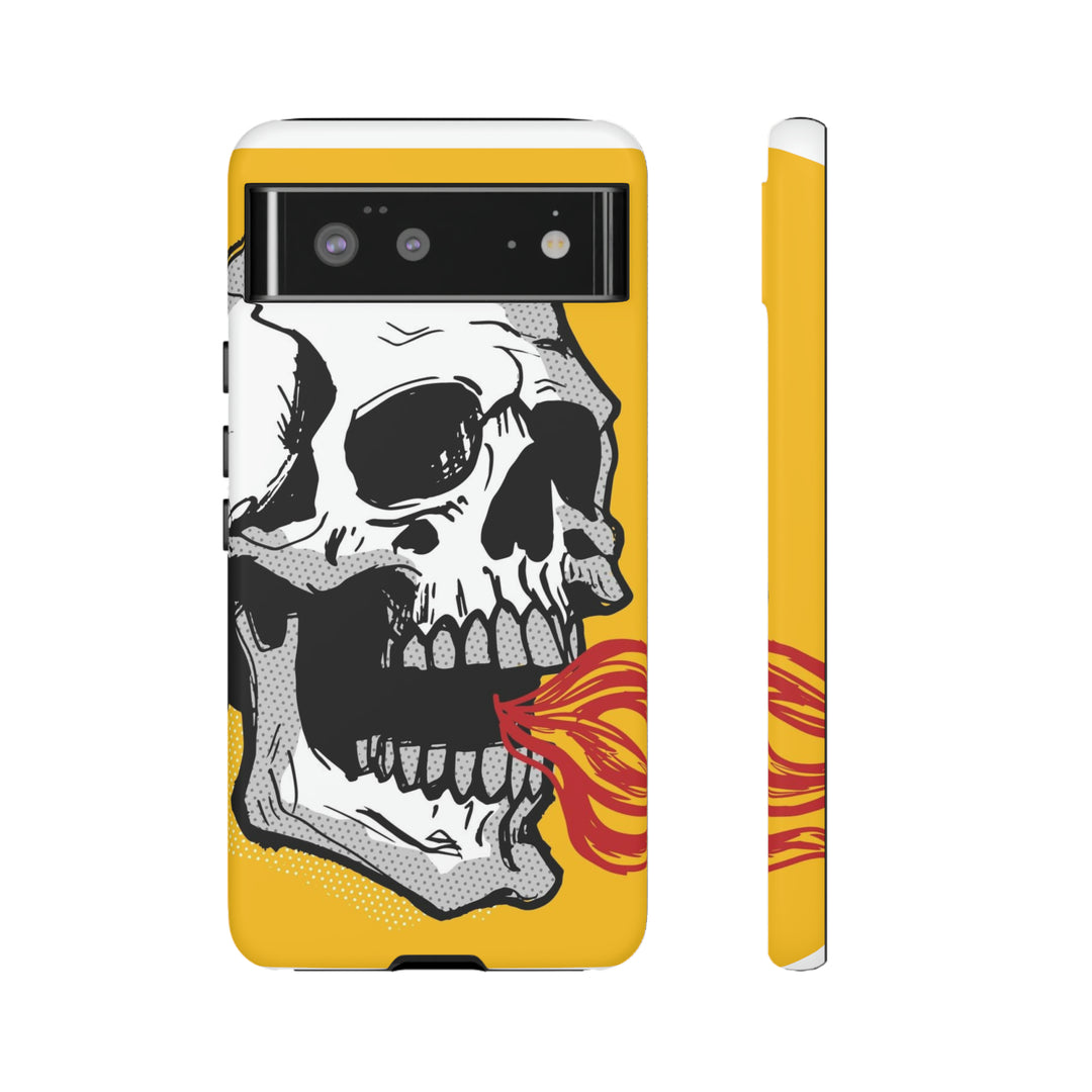 Skull Fire Tough Phone Case