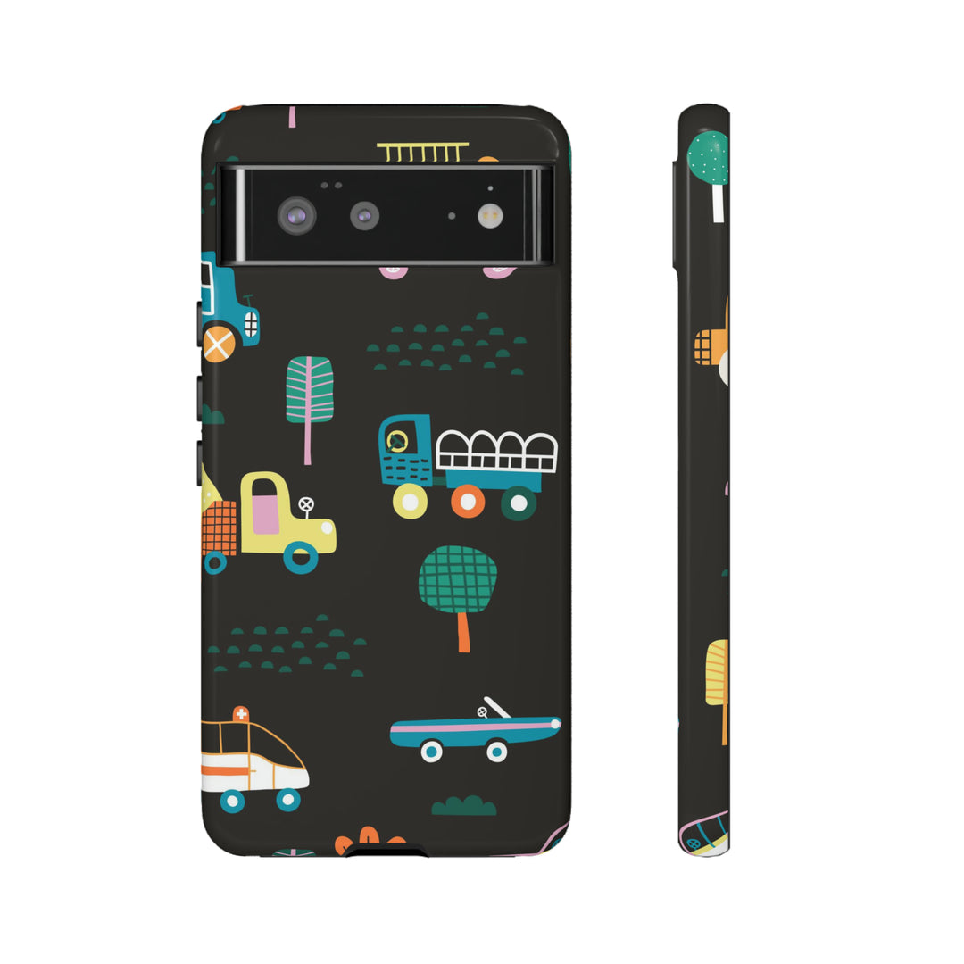 Cars and Trucks Tough Phone Case