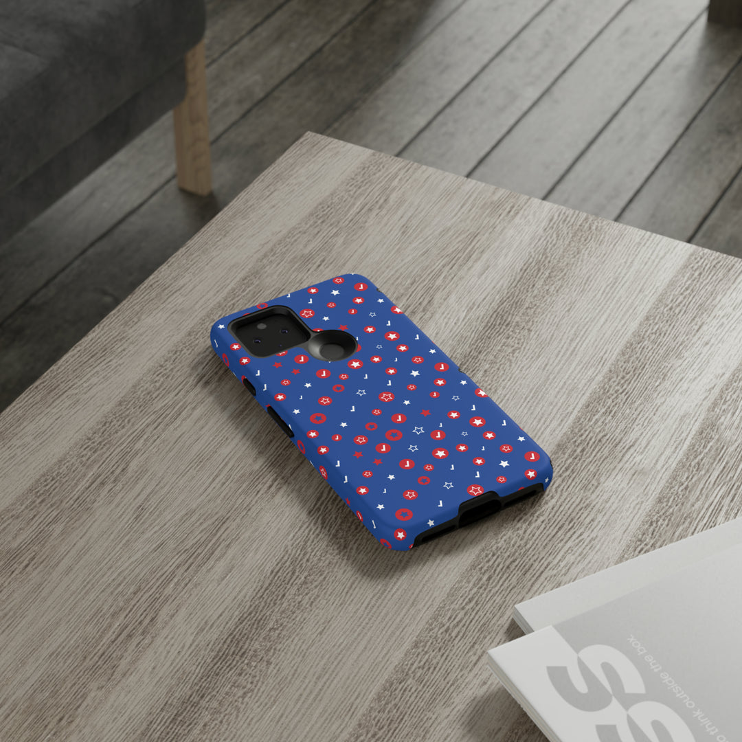 Checks and Stars Tough Phone Case