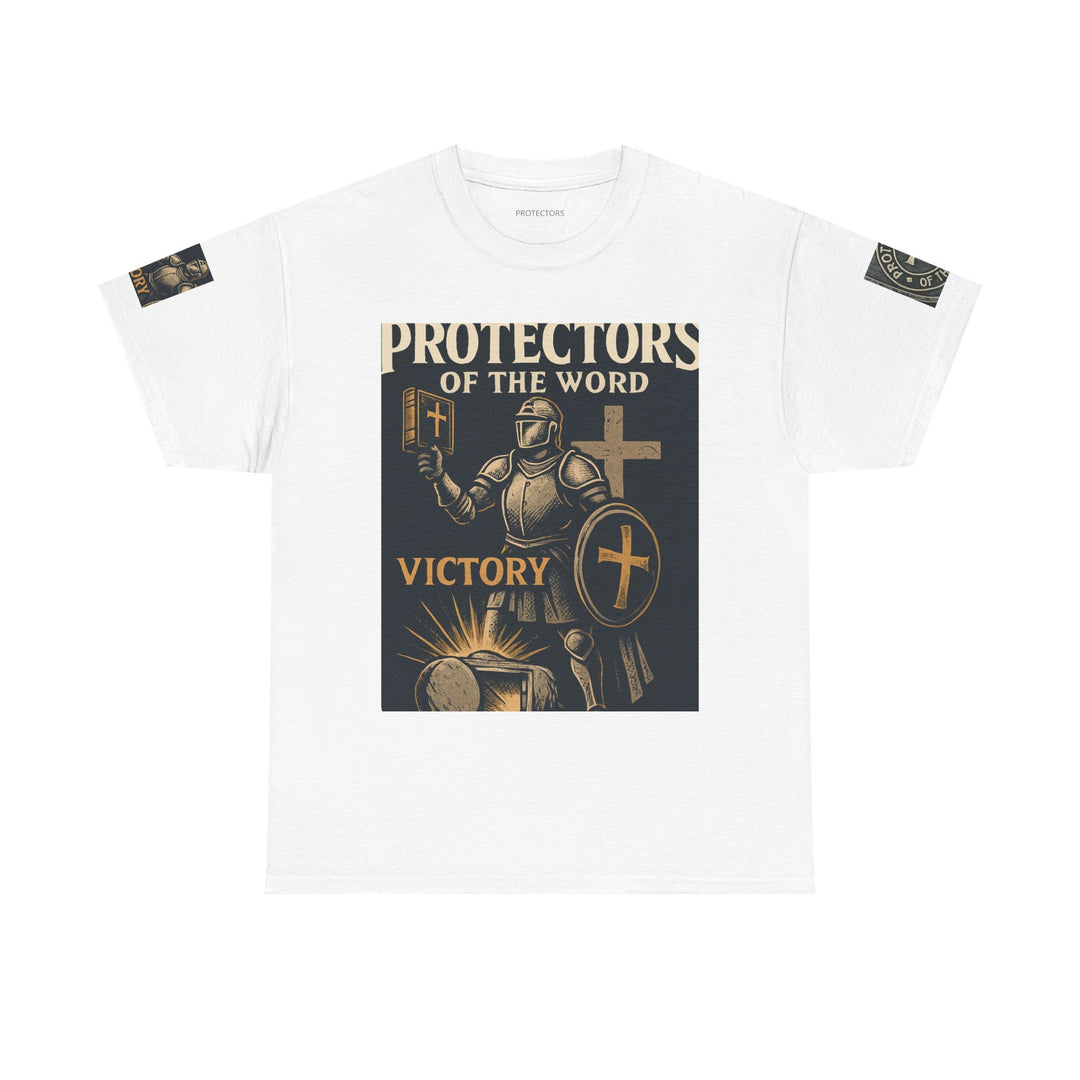 Protectors of the Word Premium Christian T-Shirt — 'Victory' Knight Design with John 14:6 Scripture