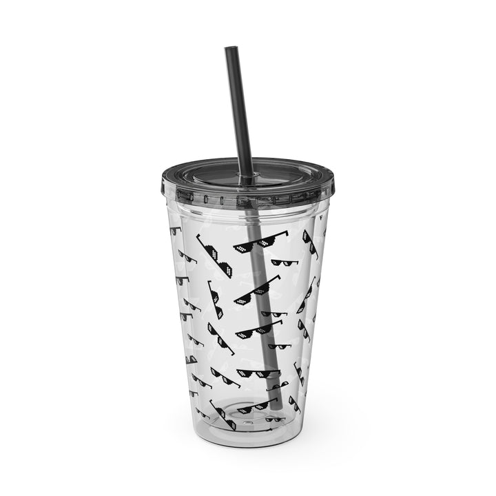 Shade Glasses Sunsplash Tumbler with Straw, 16oz